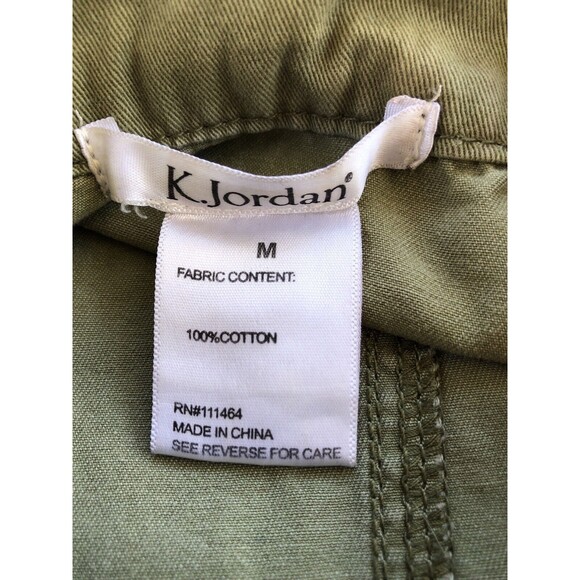 K Jordan Sleeveless Army Green Vest Size Medium - Picture 7 of 7